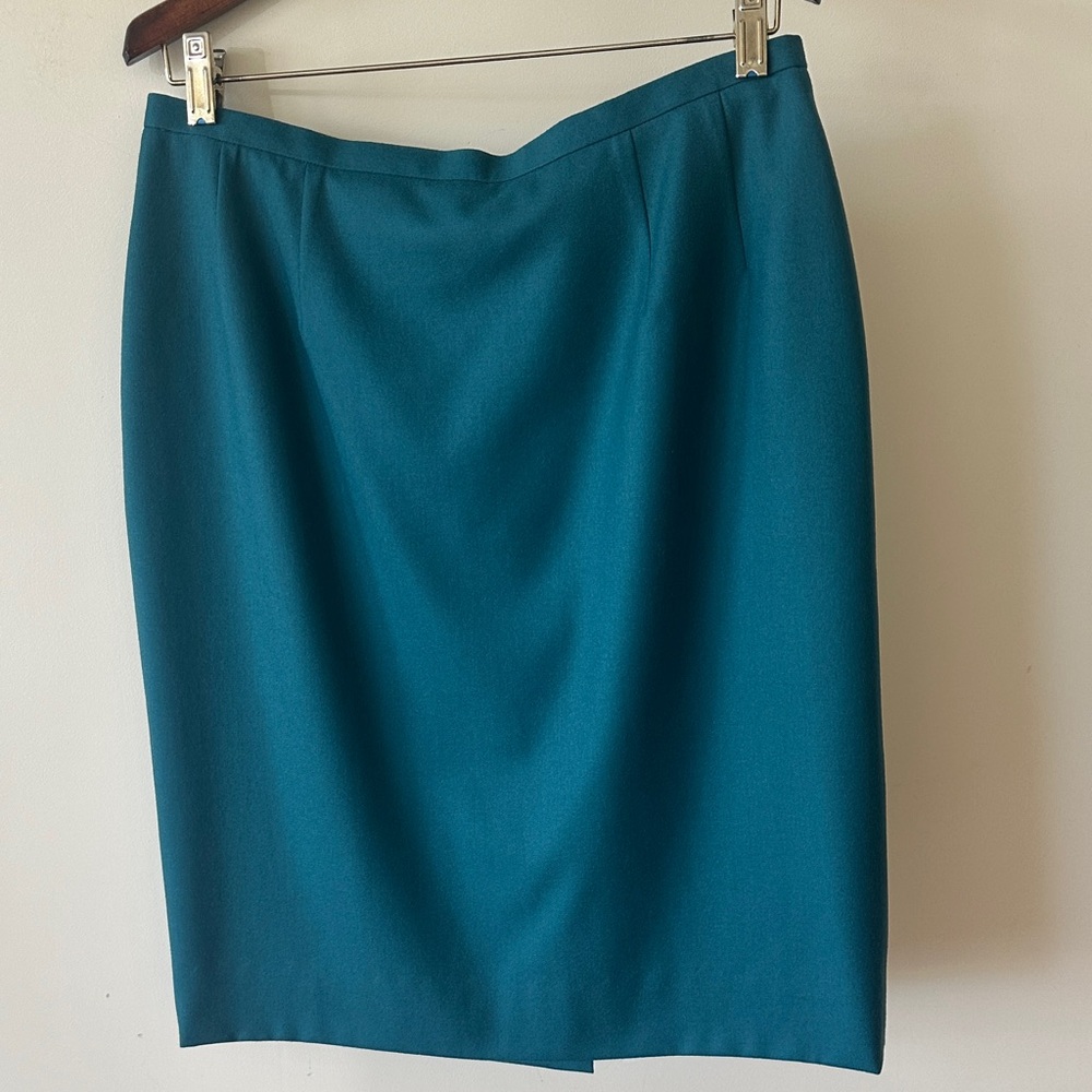 Carlisle Teal Pencil Skirt